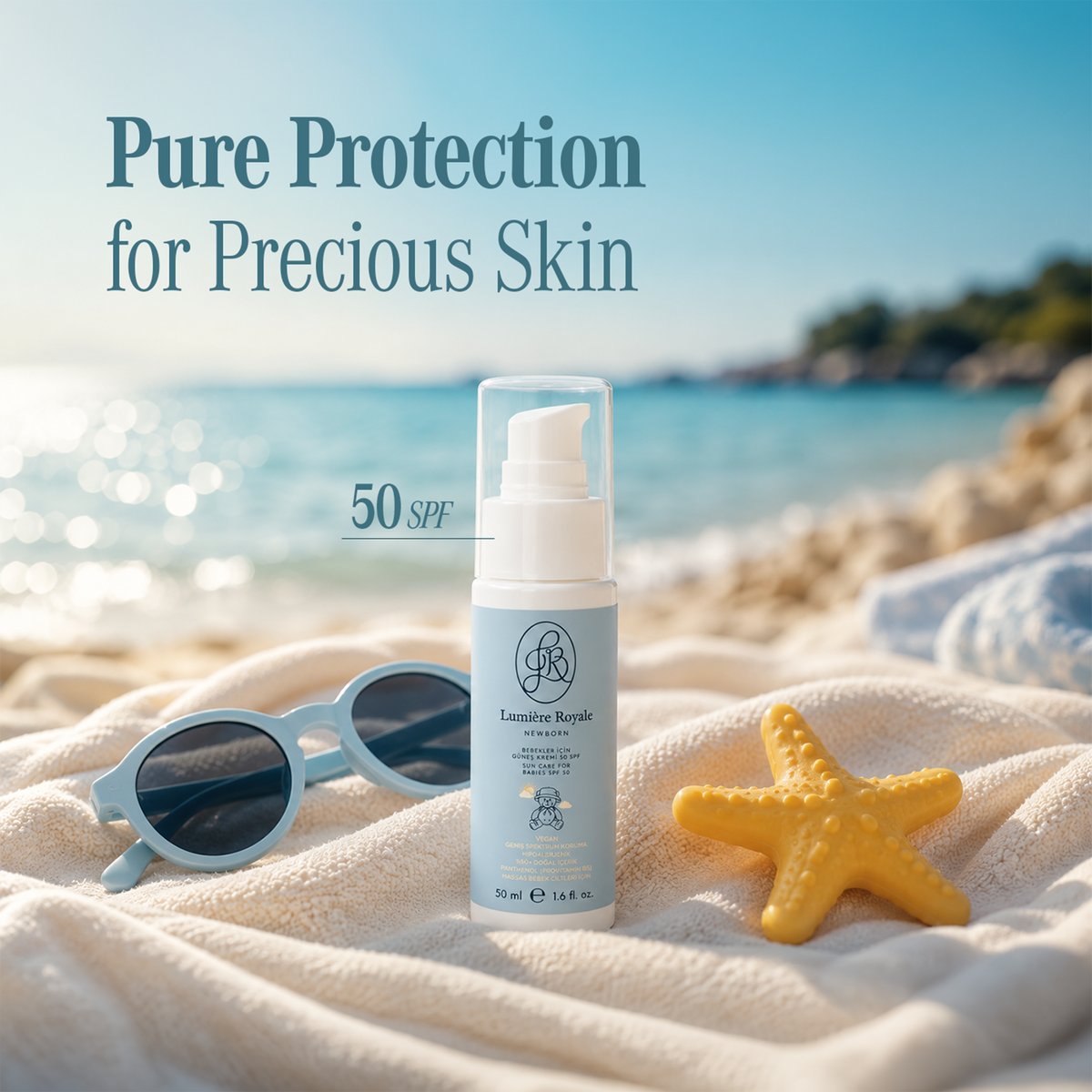 Lumière Royale Bebekler için Güneş Kremi SPF 50 50 ml