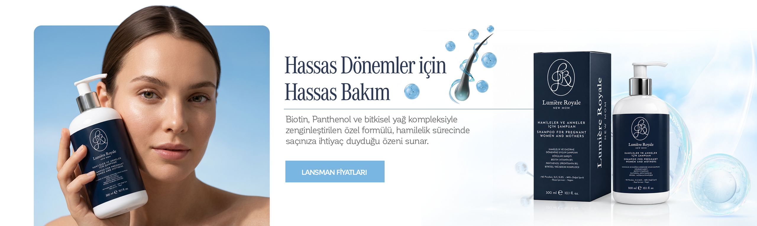Hassas Dönemler için Hassas Bakım — Hamileler ve Anneler için Şampuan